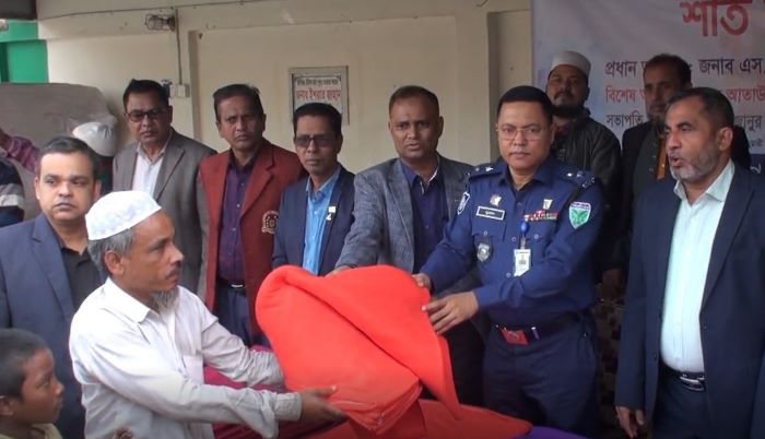 Habiganj Chamber FBCCI distributed winter cloths