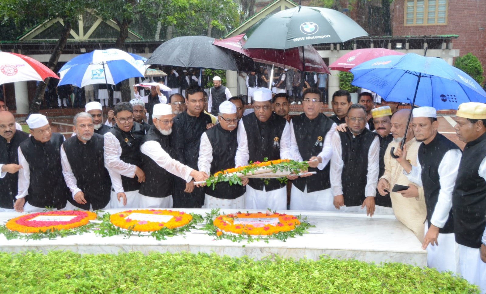 Sylhet AL Leaders Paid Tribute to Bangabandhu