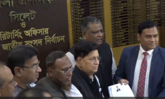 Three candidates filed nomination papers in Sylhet