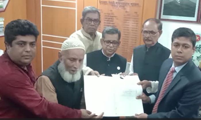 Mahbub Ali filed nomination papers in Madhabpur
