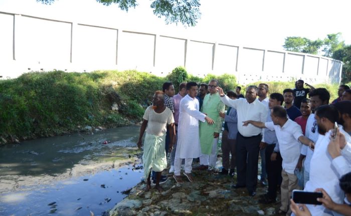 Mayor inspected Kalnichhara excavation work