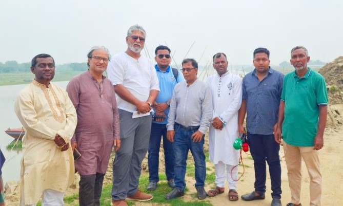 কুশিয়ারায় অবৈধ বালু উত্তোলন বন্ধ না হলে ভয়াবহ বিপর্যয়ের আশঙ্কা : শরীফ জামিল