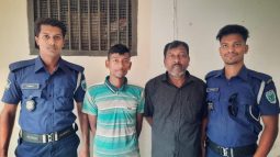 দিরাইয়ে যৌথ বাহিনীর অভিযানে ভারতীয় মদ ও নগদ অর্থ সহ পিতা-পুত্র গ্রেফতার