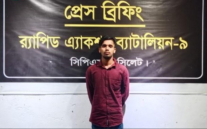 হরিপুর থেকে ৯৬ বোতল বিদেশী মদ সহ ১ জনকে গ্রেফতার করেছে র‌্যাব-৯