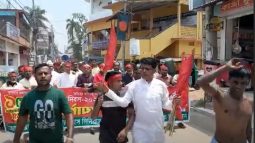 মহান মে দিবসে হবিগঞ্জে শ্রমিক ইউনিয়নের আলোচনা সভা শোভাযাত্রা ও দোয়া