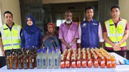 কোম্পানীগঞ্জে ৬৪০ পিস ইয়াবা ও ১৫৬ বোতল বিদেশী মদ সহ গ্রেফতার ২ জন