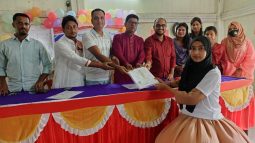 নবীগঞ্জ আইডিয়াল উইমেন্স কলেজে এইচএসসি পরীক্ষার্থীদের বিদায় সংবর্ধনা