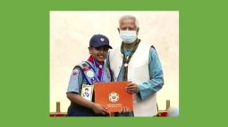 আদিবের সর্বোচ্চ কাব স্কাউট স্বীকৃতি ‘শাপলা কাব অ্যাওয়ার্ড’ অর্জন