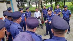 শাল্লা থানা পরিদর্শন করলেন সুনামগঞ্জের পুলিশ সুপার তোফায়েল আহমেদ