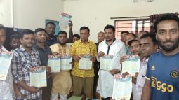 শাল্লায় বিএনপি নেতা জাবেদের ঈদ পরবর্তী শুভেচ্ছা বিনিময় ও লিফলেট বিতরণ