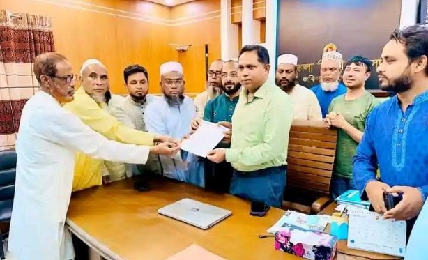 জকিগঞ্জে কুশিয়ারা নদীর বেড়িবাঁধ সংস্কার ও ভাঙ্গন প্রতিরোধে প্রশাসনে স্মারকলিপি পেশ