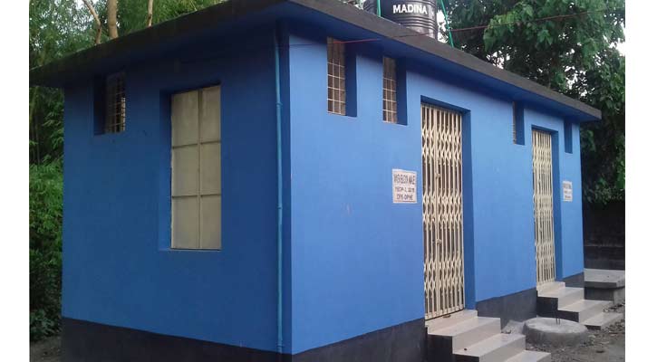জকিগঞ্জে সরকারি প্রাথমিক বিদ্যালয়ে ওয়াশব্লক নির্মাণে নানা অনিয়মের অভিযোগ