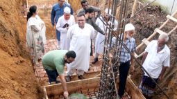 মৌলভীবাজারে জেলা প্রশাসন বিদ্যালয়ের ভিত্তিপ্রস্তর স্থাপন || ব্যয় হবে ৮ কোটি টাকা