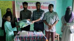 বালাগঞ্জে এনজিও নিরাপদের উদ্যোগে উপহার সামগ্রী বিতরণ