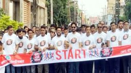 মৌলভীবাজারে শহীদদের স্মরণে জুলাই প্রতীকী ম্যারাথন অনুষ্ঠিত