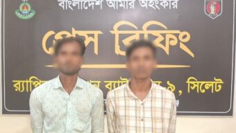নবীগঞ্জে কাপড় ব্যবসায়ীর গাড়িতে ডাকাতি || ২ জন গ্রেফতার