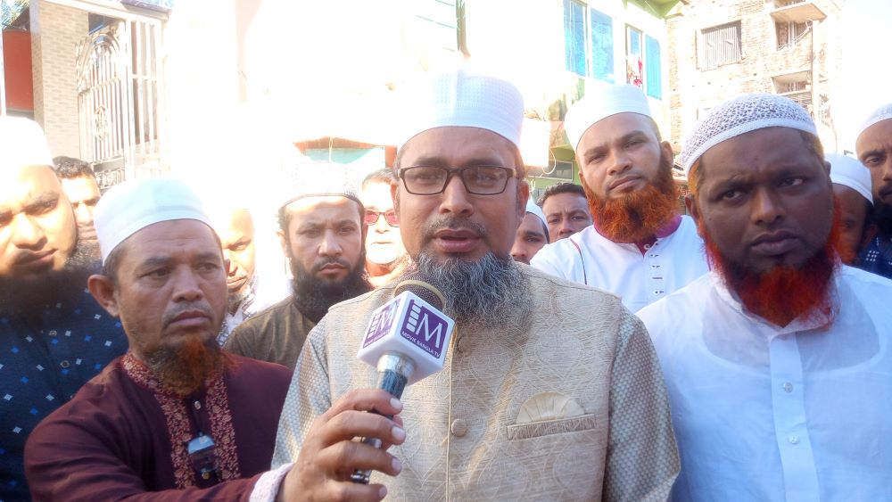মধ্যনগরে সুনামগঞ্জ-১ আসনে জামায়াত প্রার্থীর মতবিনিময়