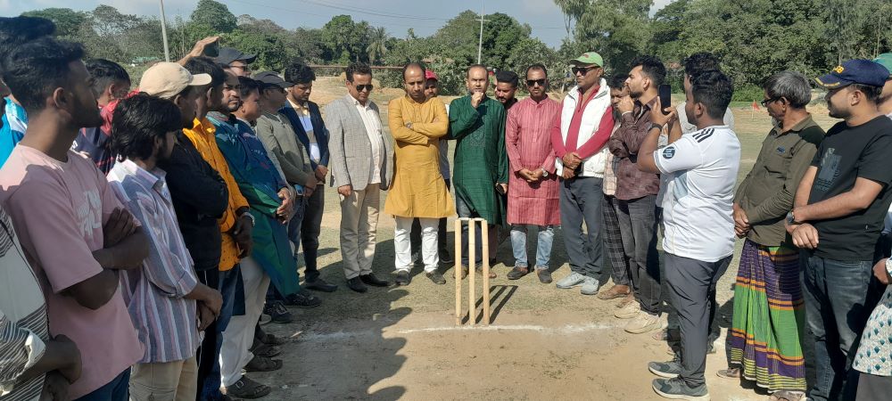 বিজয় দিবস উপলক্ষে উত্তর সাঙ্গর চ্যাম্পিয়ন্সলীগ ক্রিকেট টুর্নামেন্ট শুরু