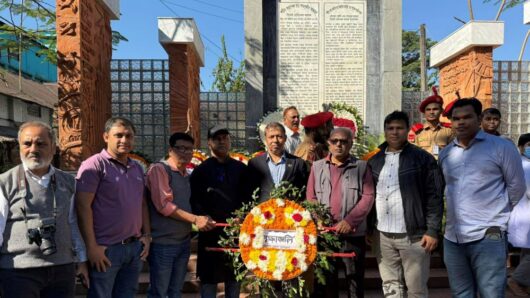 Sylhet District Press Club pays tribute to the nation’s best sons