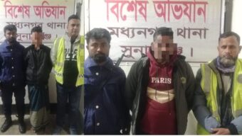 মধ্যনগরে ইউনিয়ন যুবলীগ সদস্য ও শ্রমিক লীগ নেতা গ্রেফতার