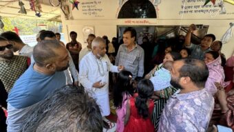 জৈন্তাপুরে দিনভর গণসংযোগ ও সমাবেশ করলেন আরিফুল হক