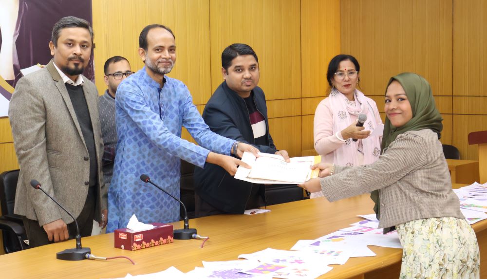 সিলেট চেম্বারে ‘ফ্যাশন ডিজাইনিং’ বিষয়ক কর্মশালার সনদ বিতরণ