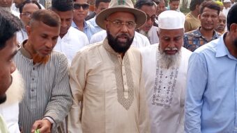 বালাগঞ্জে ফেরিঘাট স্থাপন কাজ উদ্বোধন করলেন এম এ মালিক