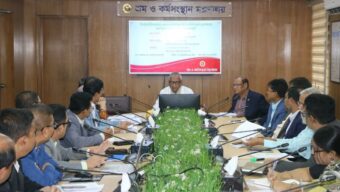 শ্রম ও কর্মসংস্থান মন্ত্রণালয়ের ১৮০ দিনের ২২ দফা কর্মসূচি গ্রহণ