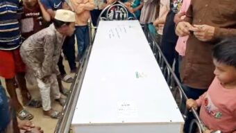 মধ্যপ্রাচ্য যুদ্ধে নিহত সালেখের মরদহ পারিবারিক গোরস্থানে দাফন