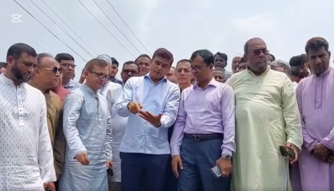 বাসিয়া খনন উদ্বোধন করবেন প্রধানমন্ত্রী || এলাকা পরিদর্শনে বাণিজ্য মন্ত্রী