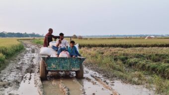 অতিভারী বৃষ্টিপাতের পূর্বাভাস || হাওরের মাঠভরা ধান নিয়ে দুশ্চিন্তায় শাল্লার কৃষক