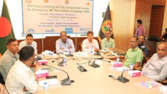 MR vaccination campaign will begin in Sylhet on April 20