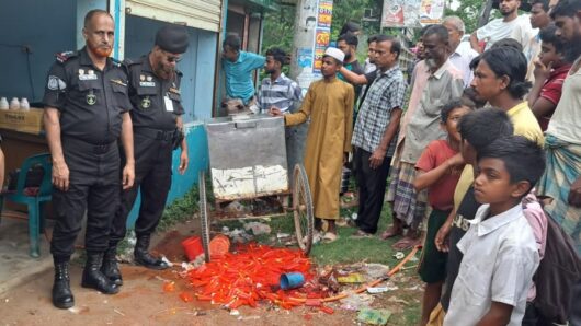 হবিগঞ্জে র‌্যাব ও ভোক্তা অধিকার সংরক্ষণ অধিদপ্তরের অভিযান