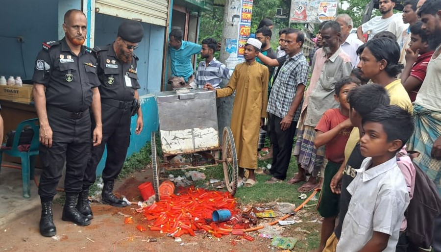 হবিগঞ্জে র‌্যাব ও ভোক্তা অধিকার সংরক্ষণ অধিদপ্তরের অভিযান