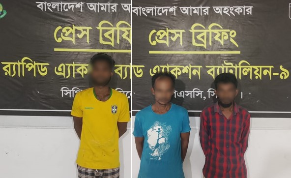 আজমিরীগঞ্জে মানু মিয়া হত্যা মামলার প্রধান আসামি সহ ৩ জন সিলেটে গ্রেফতার