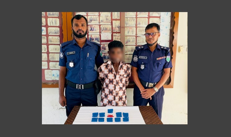 জকিগঞ্জে পুলিশের অভিযানে ১৯০০ পিস ইয়াবা সহ একজন গ্রেফতার