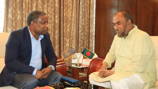 সিসিক প্রশাসকের সঙ্গে শাবিপ্রবি উপাচার্যের সৌজন্য সাক্ষাৎ