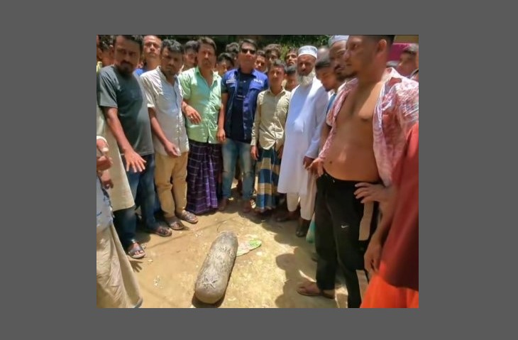 শাল্লায় মাদকবিরোধী অভিযানে গিয়ে পাওয়া গেলো ১৮১৮ সালের ধাতব পিলার