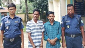 শাল্লায় চোলাই মদ সহ ইউপি মেম্বার ও সহযোগী গ্রেফতার || মামলা দায়ের