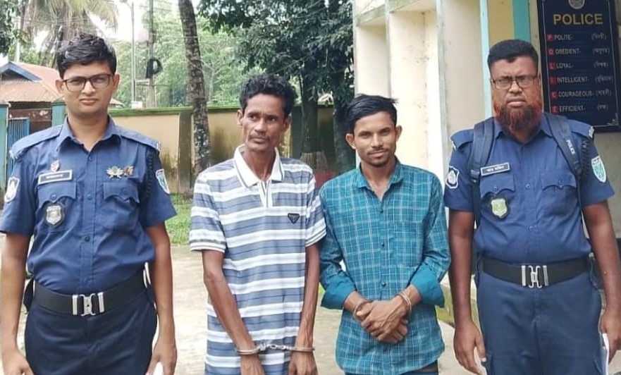 শাল্লায় চোলাই মদ সহ ইউপি মেম্বার ও সহযোগী গ্রেফতার || মামলা দায়ের