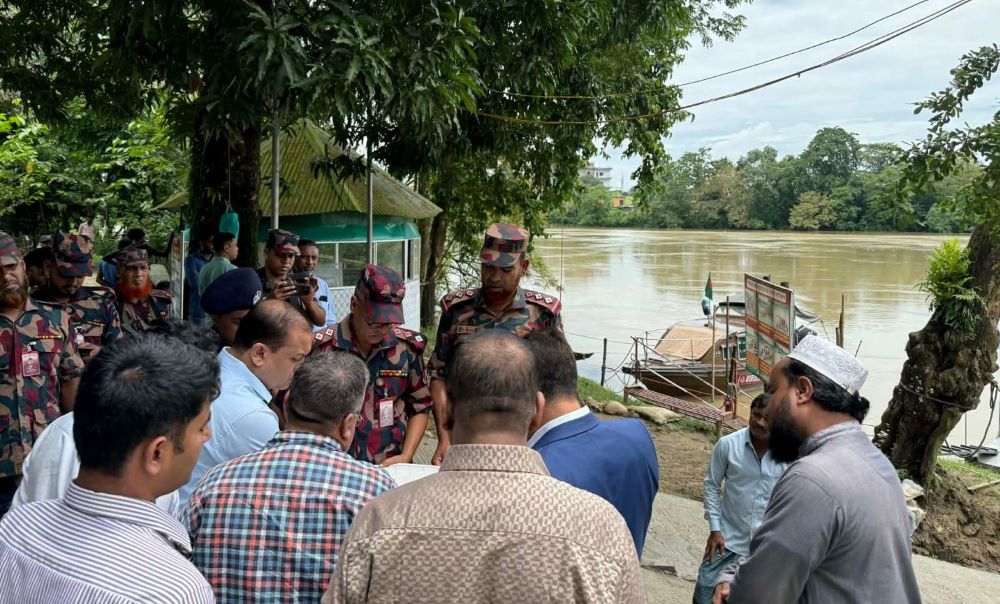 জকিগঞ্জে নদীভাঙন পরিদর্শন করলেন ভূমি রেকর্ড ও জরিপ অধিদপ্তরের মহাপরিচালক