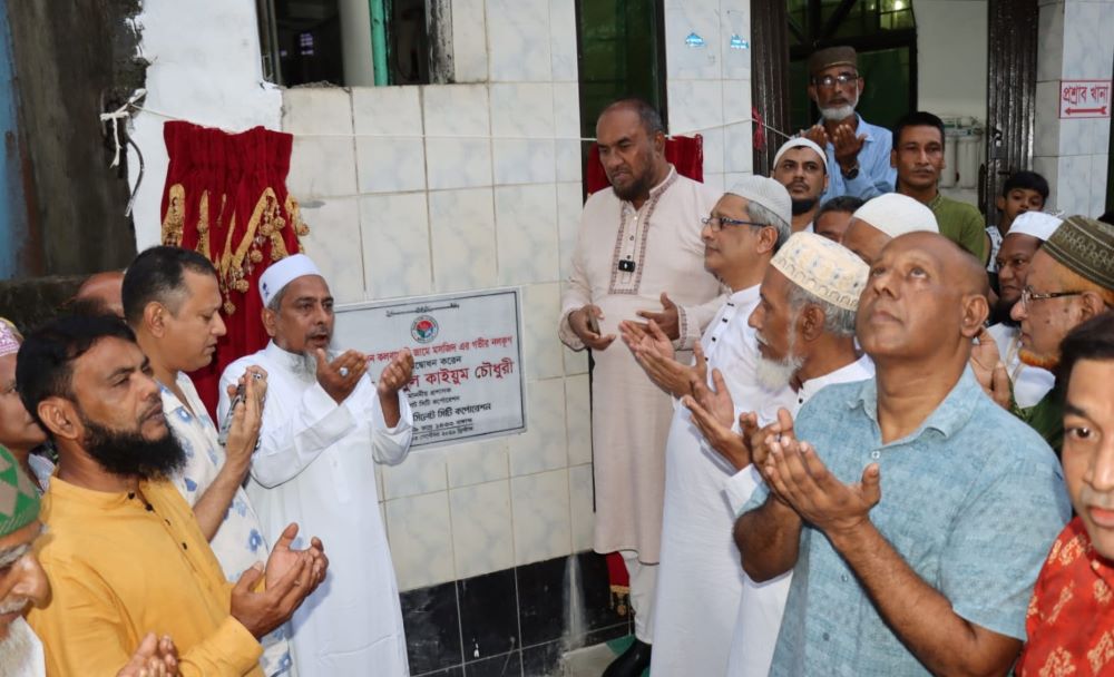 মহানগরীর কলবাখানি এলাকায় গভীর নলকূপ উদ্বোধন করলেন সিসিক প্রশাসক