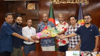 সিসিক প্রশাসকের সাথে জাসাস সিলেট জেলা শাখার নবগঠিত কমিটির সাক্ষাৎ