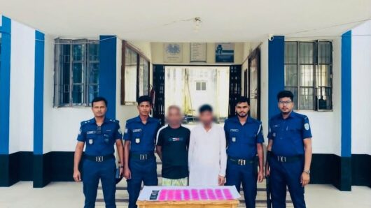 সিলেটের জকিগঞ্জ থানা পুলিশের অভিযানে ৭৬০০ পিস ইয়াবা সহ গ্রেফতার ২