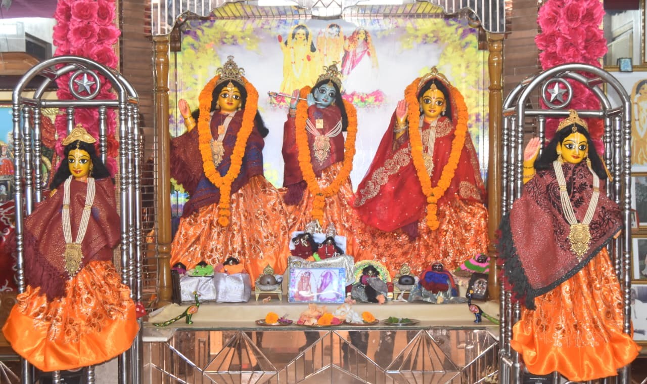 পনিটুলা মহাপ্রভুর আখড়ায় শ্রীশ্রী রাধা নাম ও লীলা সংকীর্ত্তন মহোৎসবের শুরু বুধবার