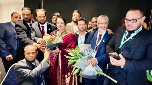গ্রেটার সিলেট কমিউনিটি ইউকের নতুন প্রেসিডেন্ট মকিস সেক্রেটারি আসরাফ ট্রেজারার হেলেন